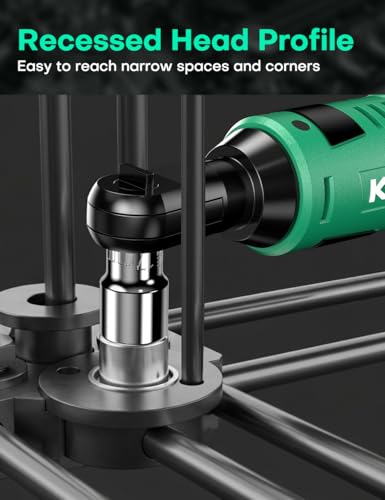 KIMO 12V Cordless Electric Ratchet Wrench Set, Cordless Ratchet Wrench