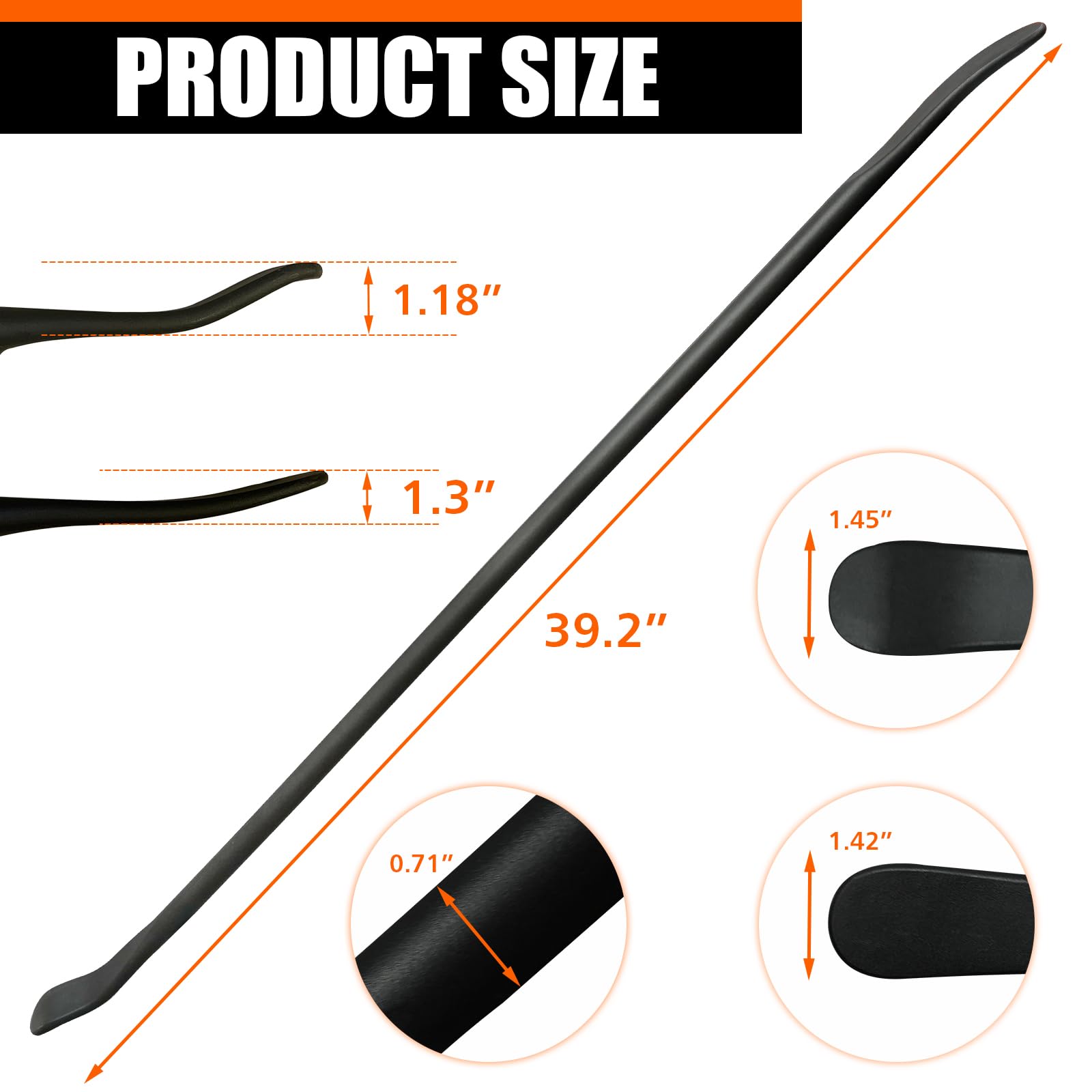 2PCS Tire Mount & Demount Iron (39")