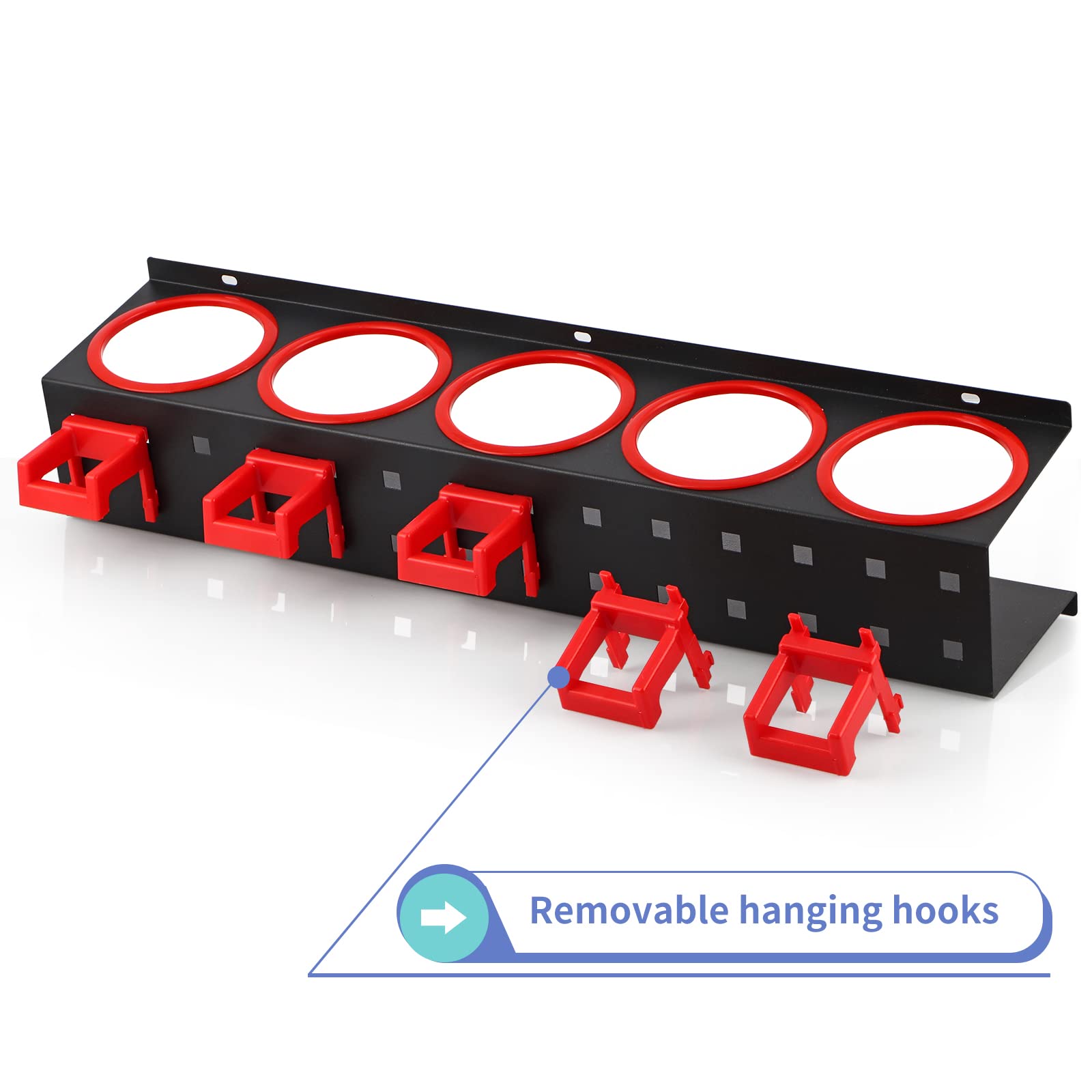 Wall Mount Spray Bottle Storage Rack