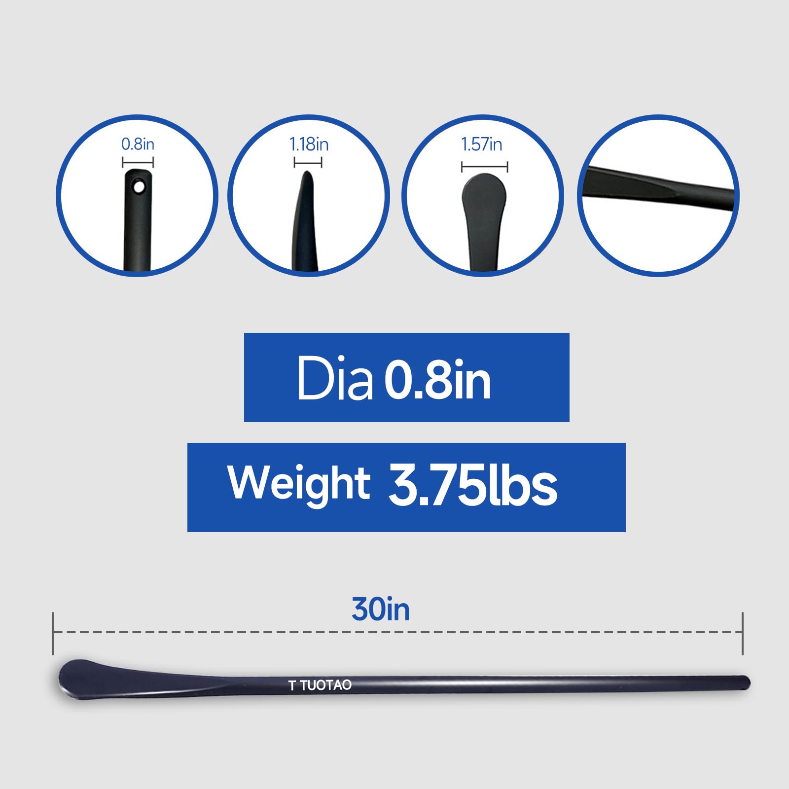 TUOTAO 2 PCS Tire Spoon Tire Iron