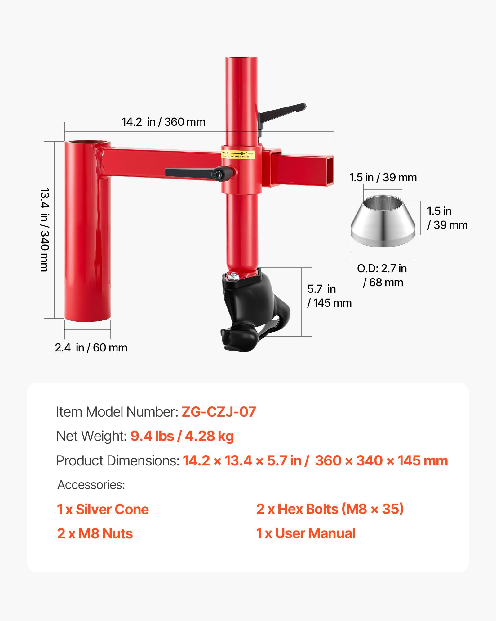 VEVOR Manual Tire Changer