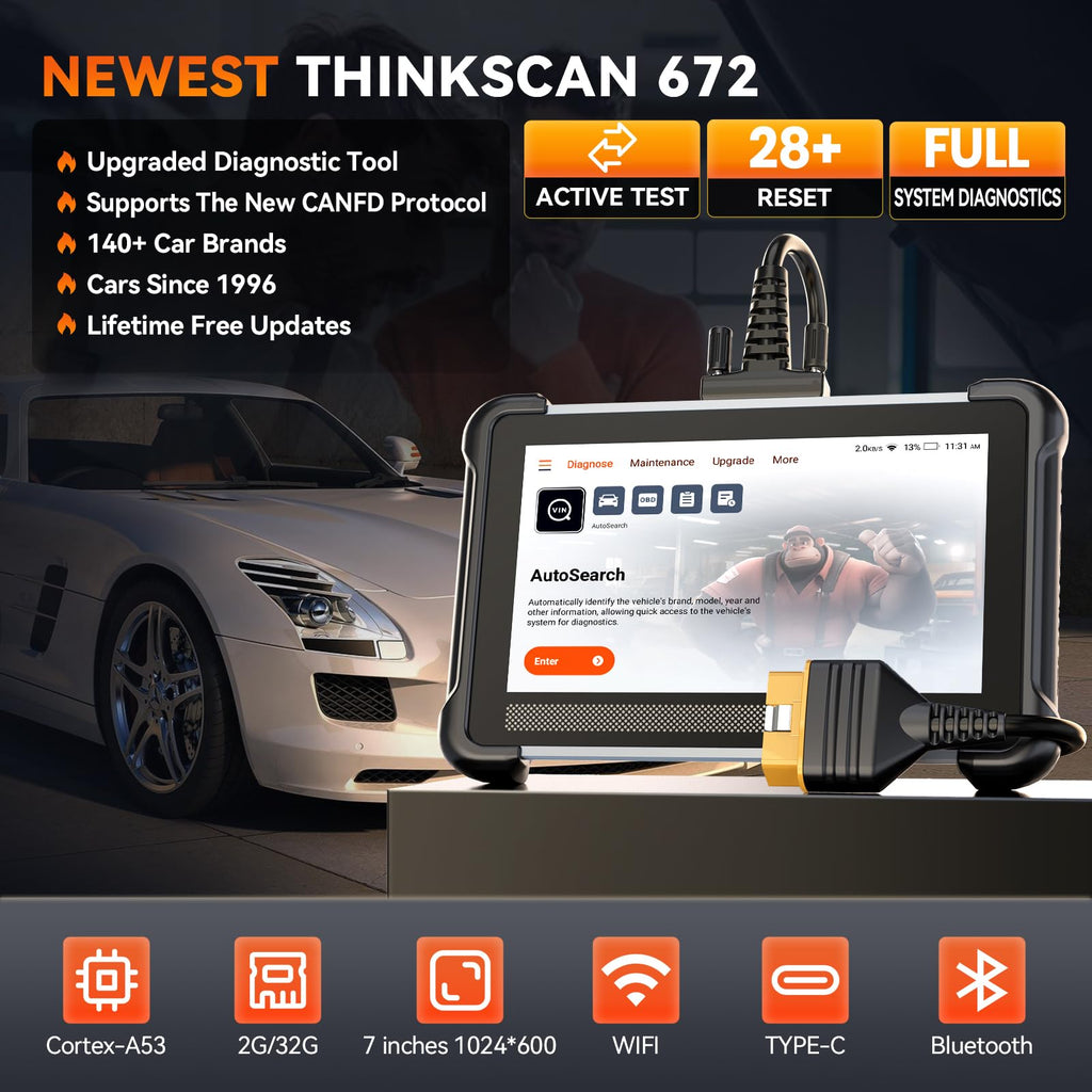 THINKCAR Bidirectional Scan Tool 672
