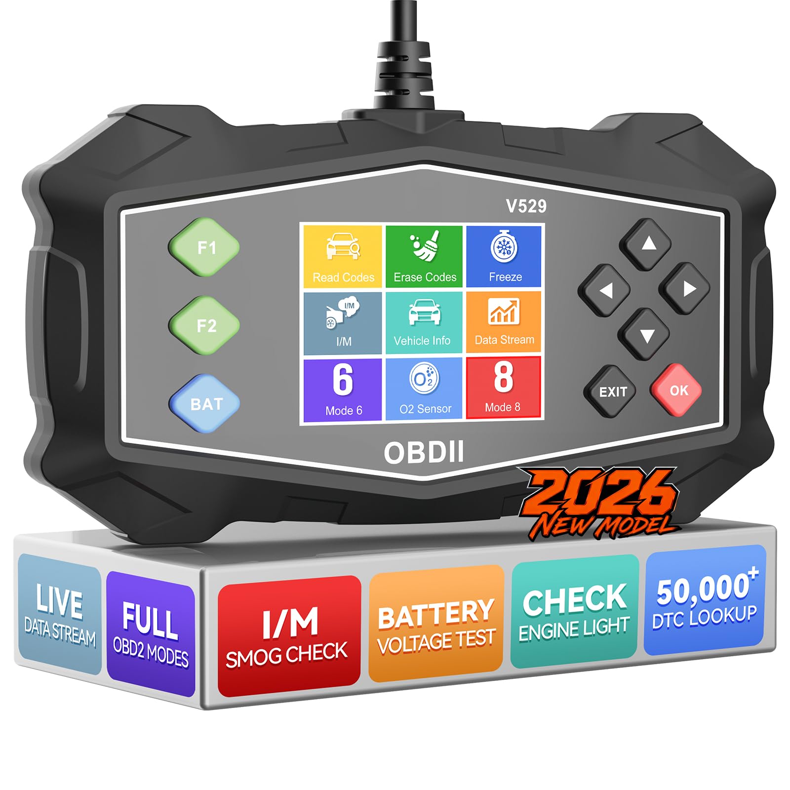 Enhanced OBD2 Diagnostic Scanner with Live Data