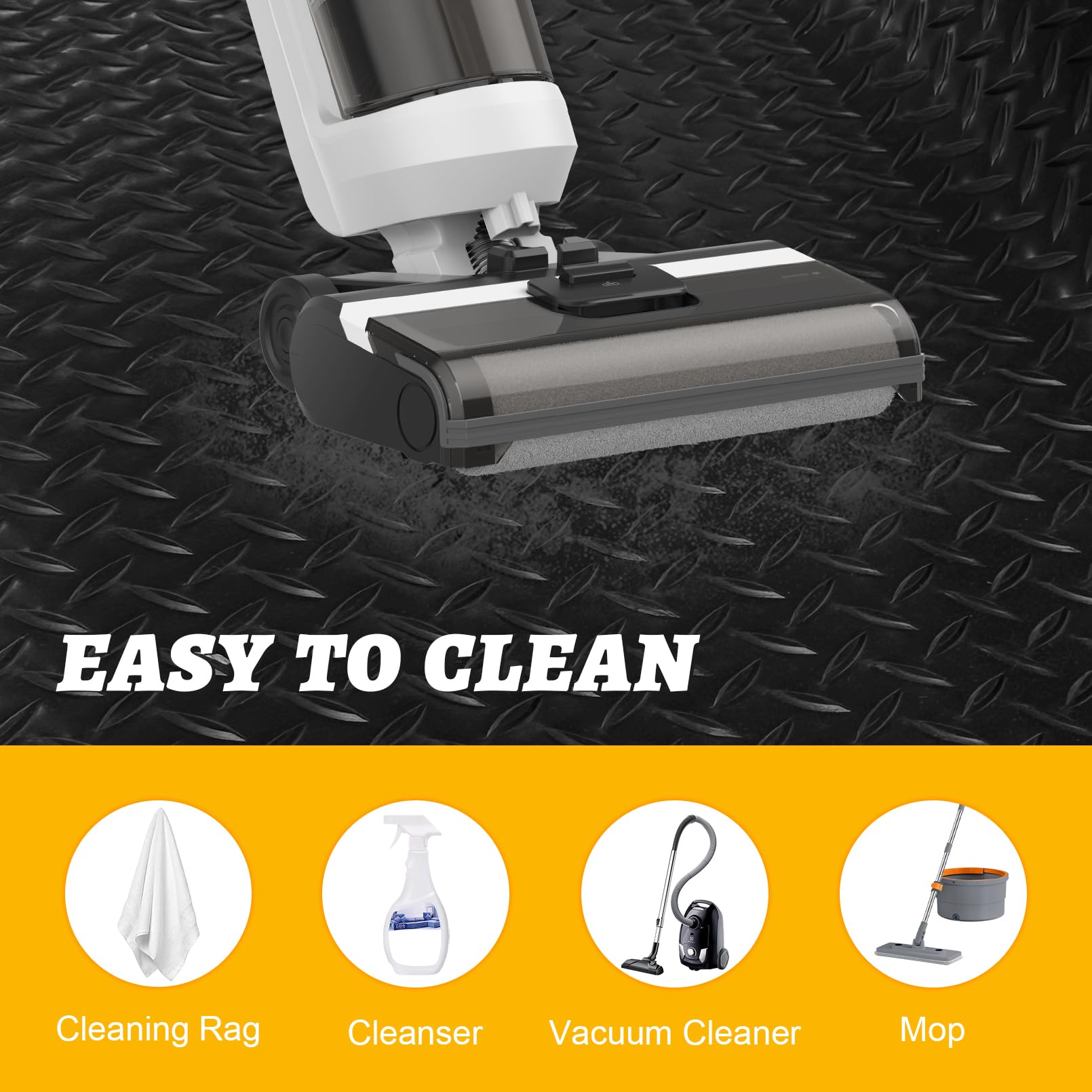 Diamond Plate Garage Floor Mat Roll (2.8mm)