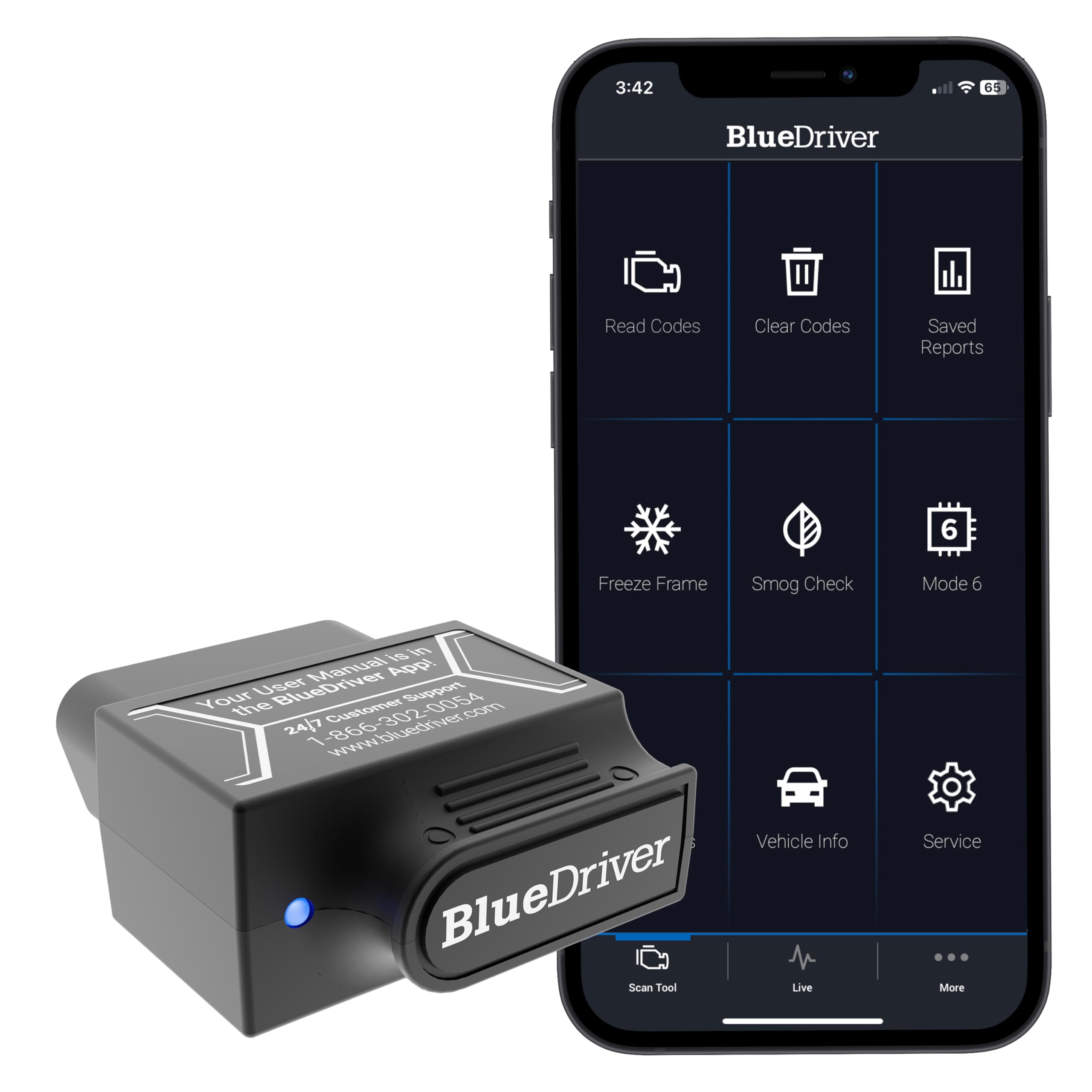 Bluetooth OBD2 Diagnostic Scanner Tool