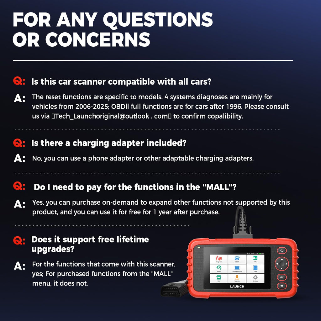 Elite OBD2 Scanner with 12 Reset Services (CRP129X V3.0)