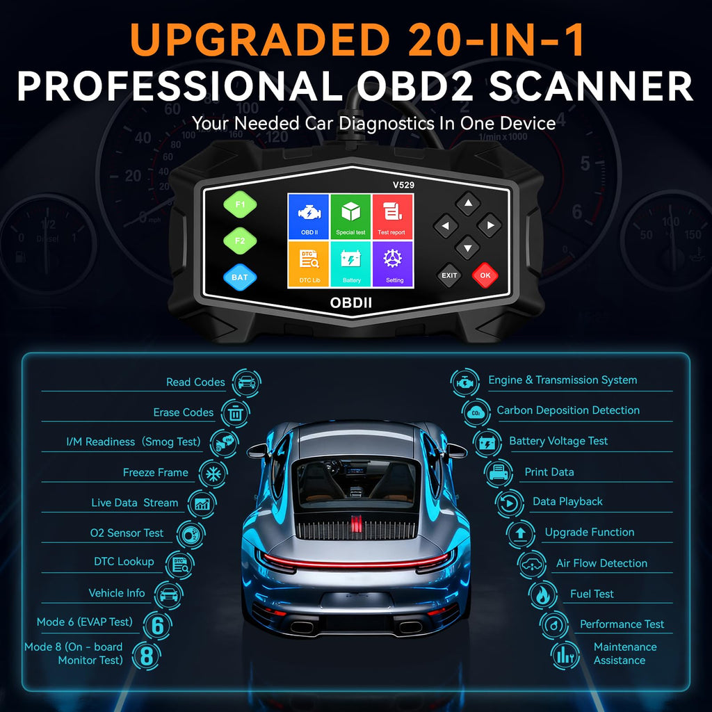 Enhanced OBD2 Diagnostic Scanner with Live Data