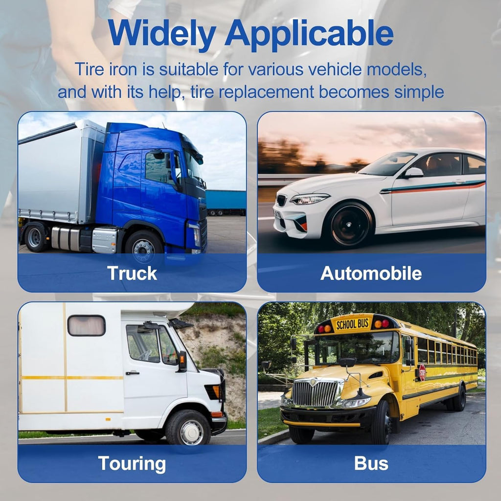 TUOTAO 2 PCS Tire Spoon Tire Iron