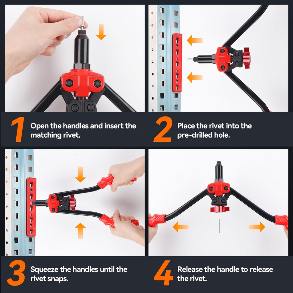 3-in-1 Rivet Nut Tool Kit (Rivet Gun Set)