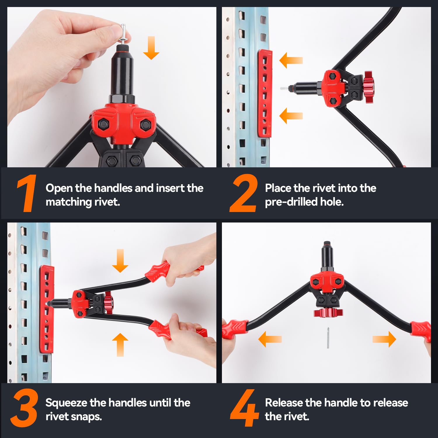 3-in-1 Rivet Nut Tool Kit (Rivet Gun Set)