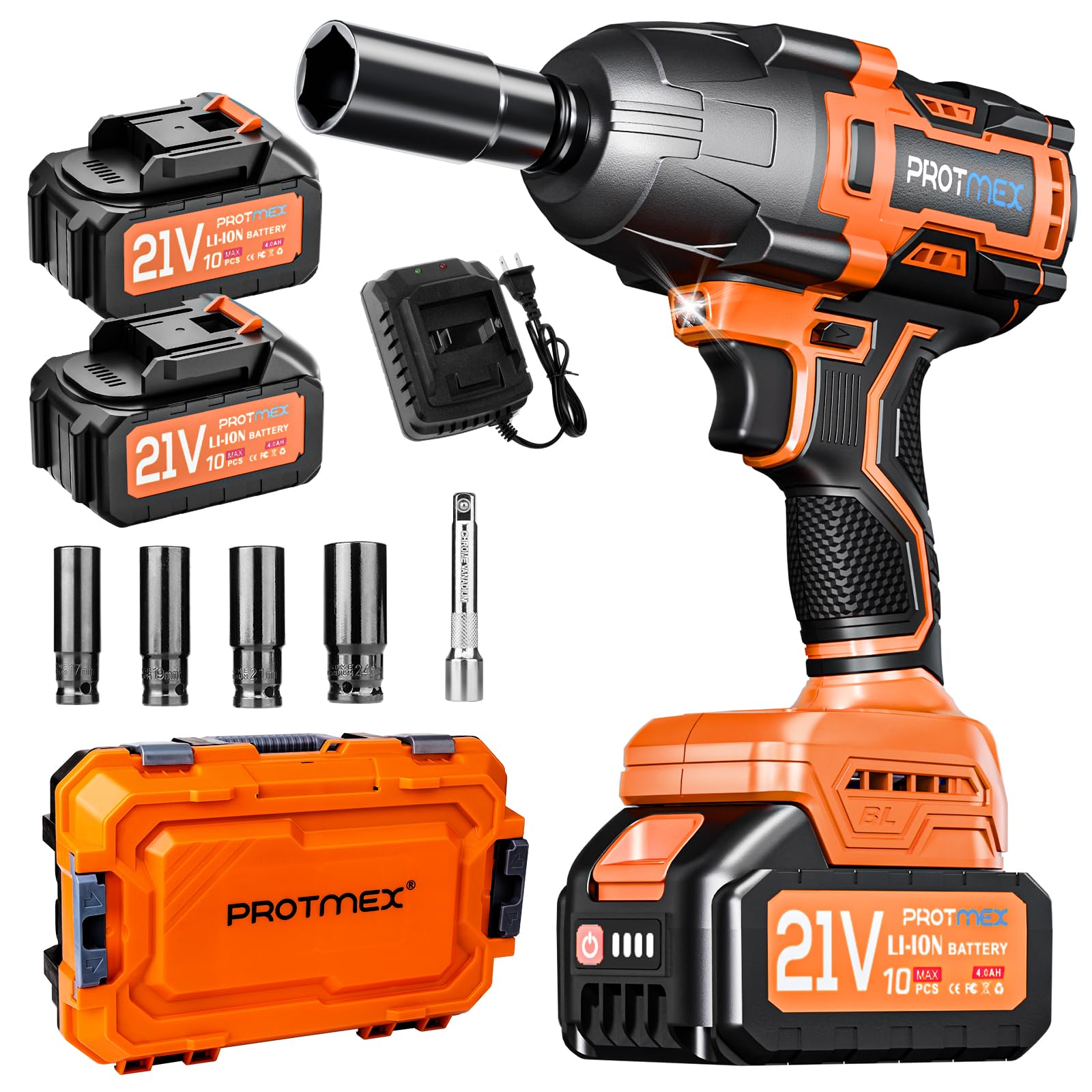 Cordless 1/2" Brushless Impact Wrench (1200N.m)