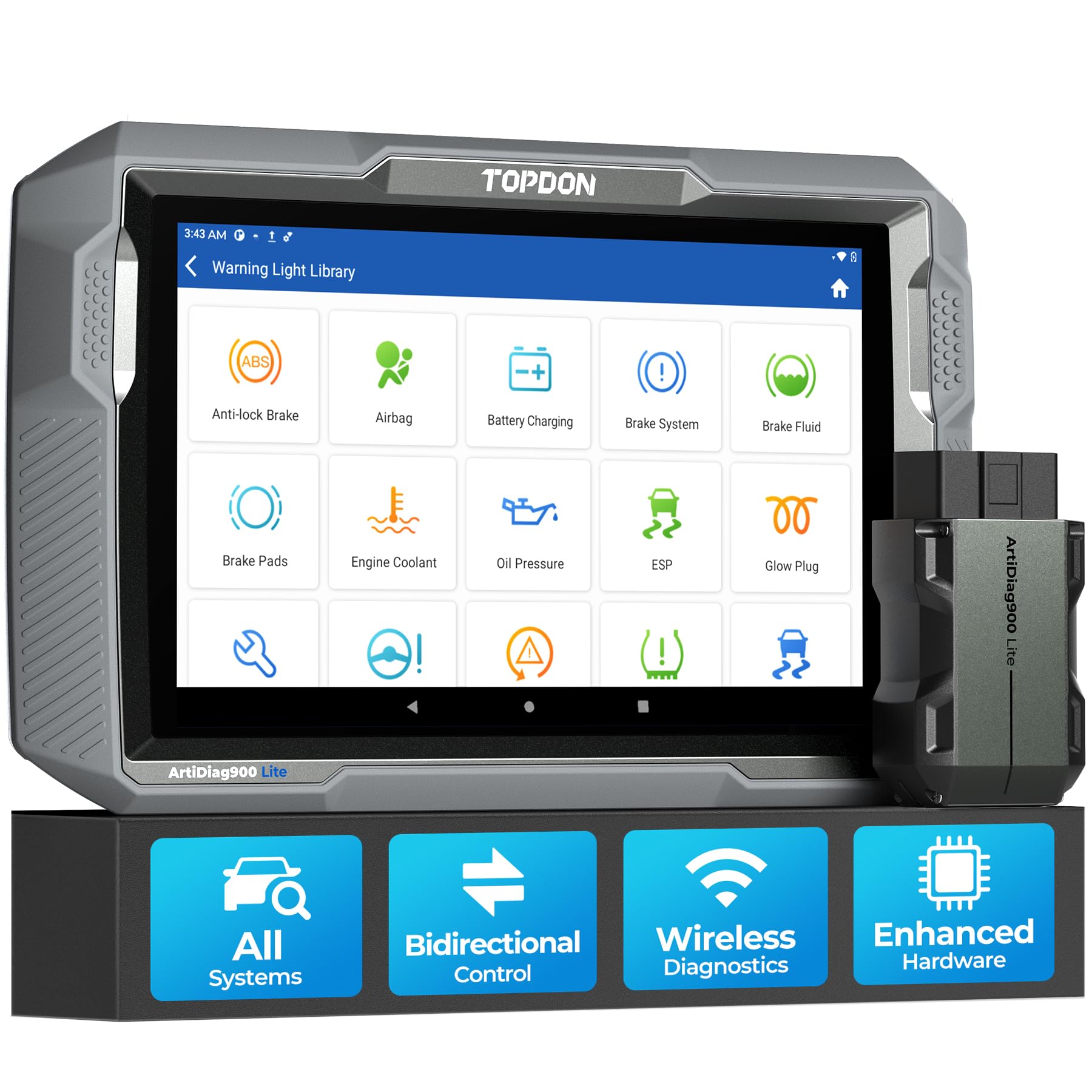 Bidirectional Full System OBD2 Diagnostic Scanner