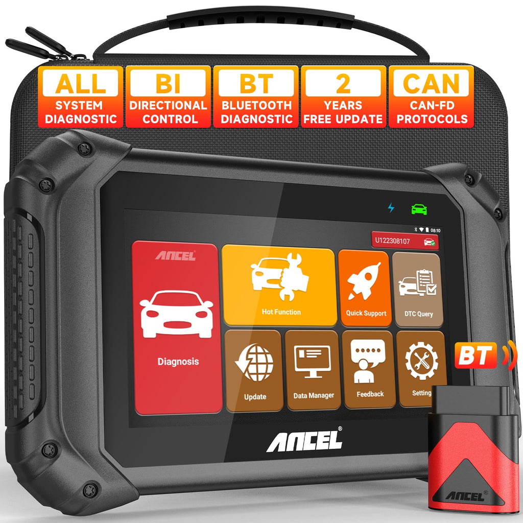 Bidirectional OBD2 Scanner with Active Test & Reset Services