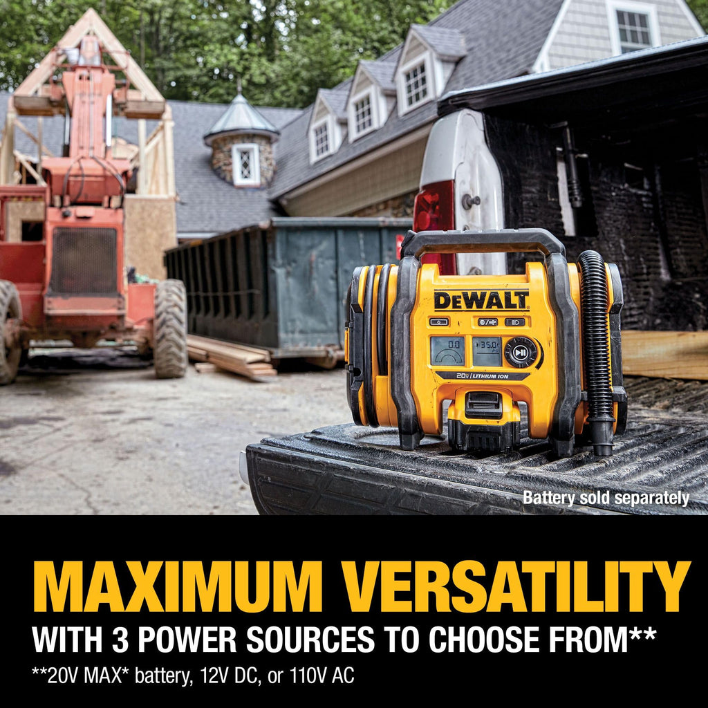 DEWALT 20V MAX* Cordless Tire Inflator