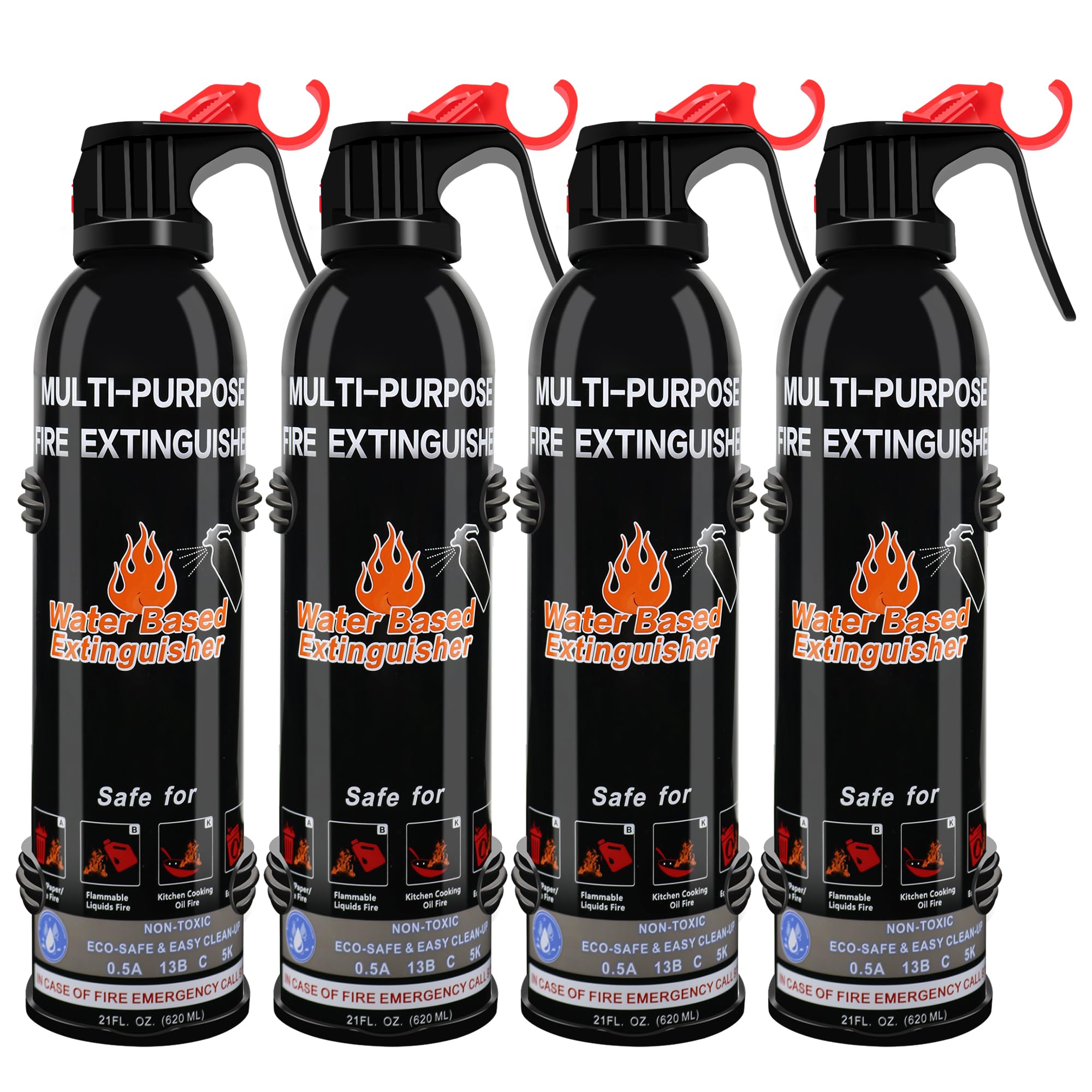 Portable ABC Fire Extinguisher with Mount