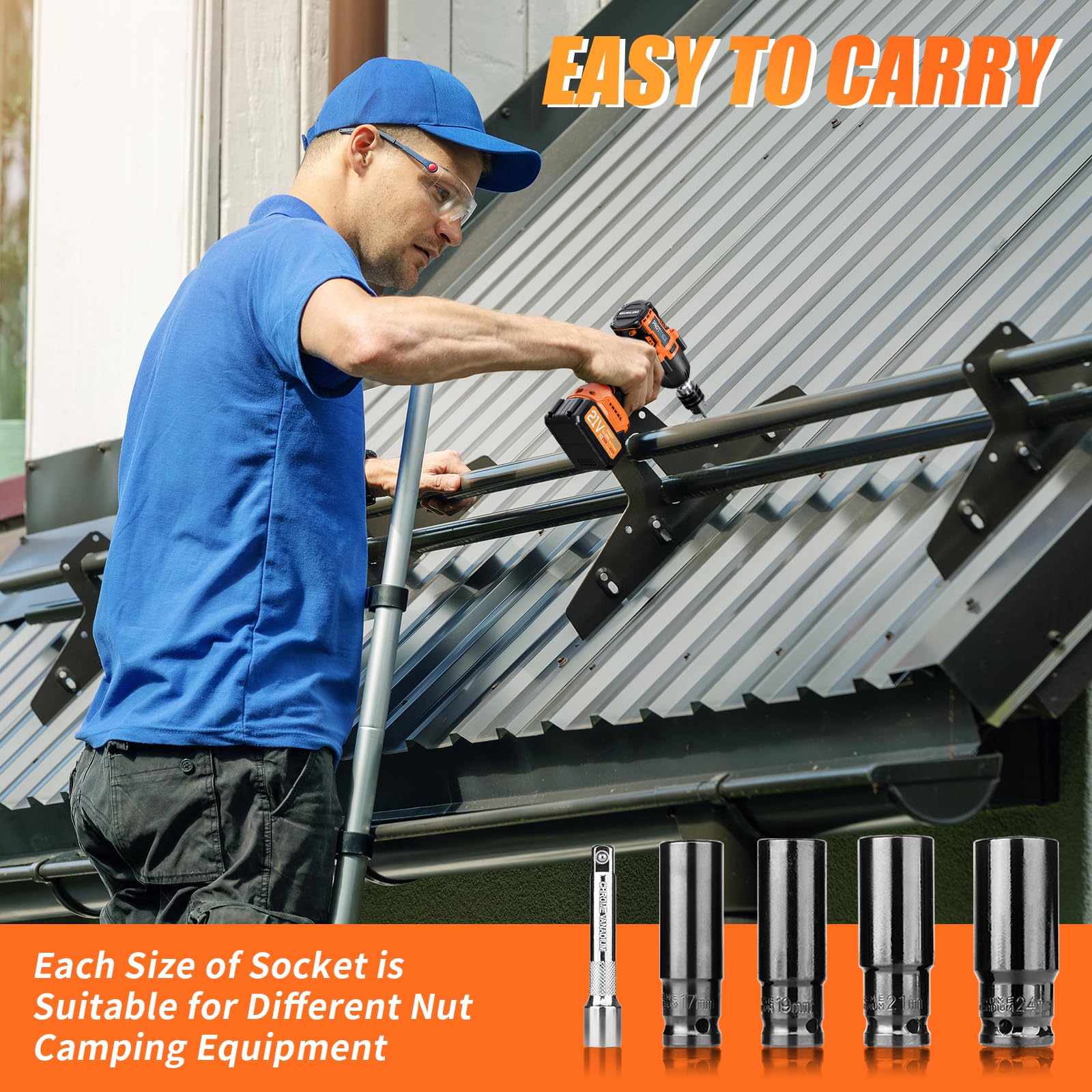 Cordless 1/2" Brushless Impact Wrench (1200N.m)